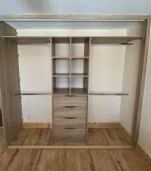 Bardolino wardrobe providing space for all our clients outfits, fitted in Whitby